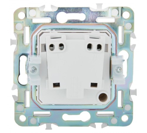 SKANDY Розетка без з/к/ш 10А SK-R02S серебряный  SK-R10-10-K23  IEK