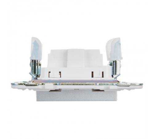 SKANDY Розетка без з/к/ш 10А SK-R02S серебряный  SK-R10-10-K23  IEK