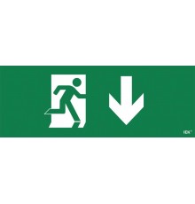 Пиктограмма (наклейка) "Фигура/стрелка вниз" ССА 1005  LPC10-1-35-13-FNIZ  IEK