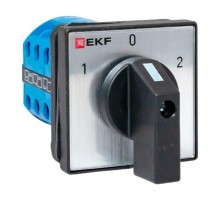 Переключатель кулачковый ПК-1-43 10А 3P "1-0-2" IP65  pk-1-43-10-65  EKF