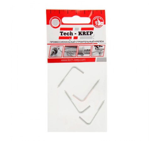 Шуруп-костыль 3,0х40 (4шт) - пакет  136356  Tech-KREP