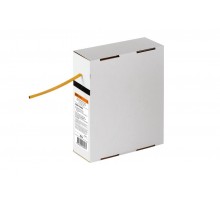 Термоусаживаемая трубка ТУТнг 4/2 желтая в коробке (10 м/упак)   SQ0518-0403  TDM