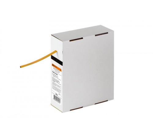 Термоусаживаемая трубка ТУТнг 4/2 желтая в коробке (10 м/упак)   SQ0518-0403  TDM