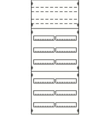 Панель для модульных уст-в 2ряда/8реек  2V43KA  ABB