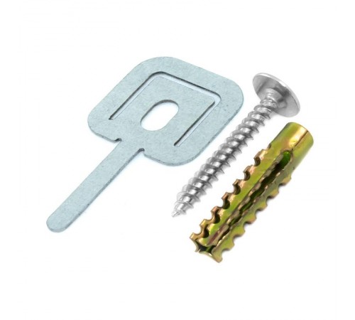 Комплекты для крепления ОКЛ с использованием самореза, дюбеля и хомута FR ПР-25 (100 шт) Промрукав  PR08.5200  Промрукав