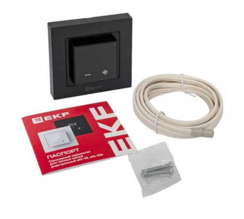 Термостат для теплых полов электронный черный 16 A 230В EKF  ett-10b  EKF