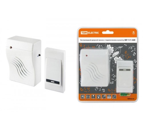 Звонок ЗБР-11/1-36М (беспр., роз.)   SQ1901-0008  TDM