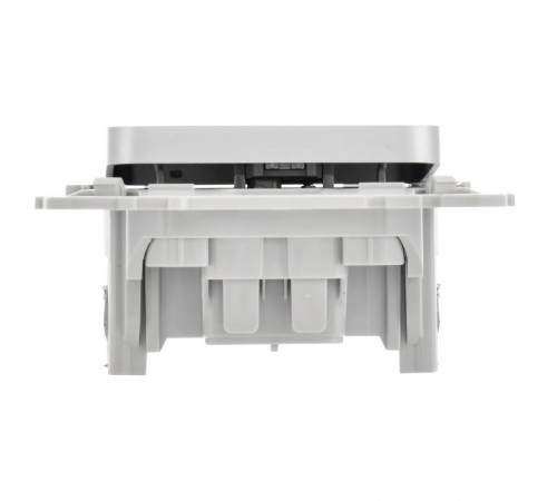 FLITE Выключатель 1-клавишный 10А ВС11-1-0-ФлА алюминий  FI-V10-0-10-1-K47  IEK