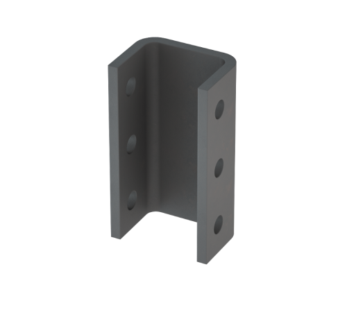 Крепление для профиля 50х35 мм приварное БП  KPP(бп)  КМ-профиль