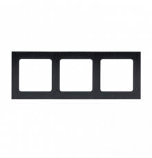 Стокгольм Рамка 3-местная металлическая черная PROxima  EZM-G-304-10  EKF