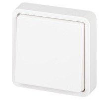 Выключатель 1- клавишный ЭРА Эксперт 11-1521-01 IP55, 10АХ-250В, СУ, Белый  Б0063267  ЭРА