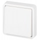 Выключатель 1- клавишный ЭРА Эксперт 11-1521-01 IP55, 10АХ-250В, СУ, Белый  Б0063267  ЭРА