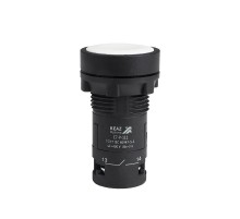 Кнопка OptiSignal Compact D22 C7-P-111 белая 1НО+1НЗ XB7NA15  362048  КЭАЗ