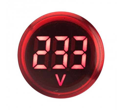 Индикатор значения напряжения красный  ED16-22VD EKF PROxima  ed16-22vd-r  EKF