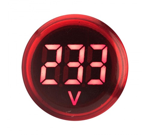 Индикатор значения напряжения красный  ED16-22VD EKF PROxima  ed16-22vd-r  EKF