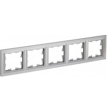 BRITE Рамка 5-ая РУ-5-БрА алюминий   BR-M52-K47  IEK