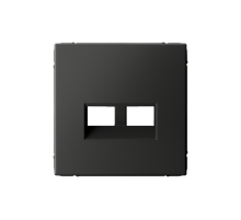 ArtGallery Базальт Накладка двойная для информационных функций типа Keystone  GAL001490  SE