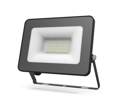 Прожектор светодиодный Qplus 20W 1800lm IP65 6500К черный   613511320  Gauss