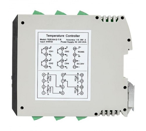 Измеритель-регулятор температуры  TER104-D-T-REKF