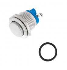 Кнопка антивандальная 16 Б/Фикс (2с винт) (ON)-OFF выпуклая (A16-A3) (в упак. 1шт.)  06-0348-A  REXANT