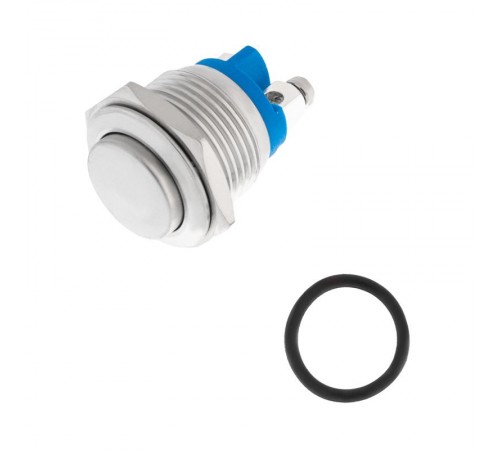 Кнопка антивандальная 16 Б/Фикс (2с винт) (ON)-OFF выпуклая (A16-A3) (в упак. 1шт.)  06-0348-A  REXANT