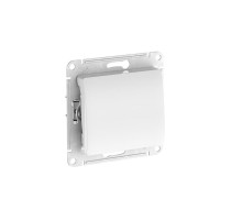 Glossa Белый Переключатель 1-клавишный, сх.6, 10АХ, механизм, быстрозажимные клеммы  GSL000161S  SE