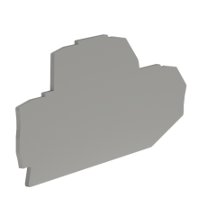 Крышка для двухуровневой клеммы на 2,5 кв.мм  ZEFD201GR  DKC