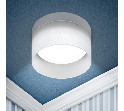 Cветильник встраиваемый под лампу GX53 DK98 WH белый матовый  Б0056348  ЭРА