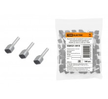 Наконечник штыревой втулочный изолированный (двойной) НШвИ (2) 4,0х12 (100 шт)   SQ0521-0010  TDM