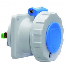 Розетка встраиваемая 16A 3р(2P+PE) 6h 230V IP67 75х75 QC 13734 I 13734-Bals I Bals