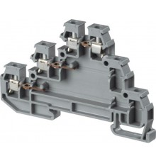 Клемма D2,5/6.D винт 2.5мм.кв. 3-ур.  1SNA115542R1200  TE