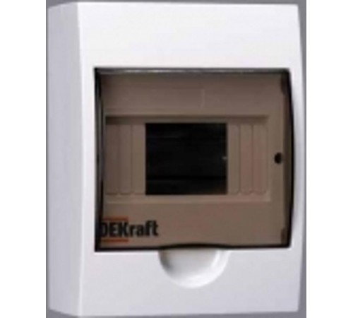 Корпус пластиковый навесной 6 модулей, IP41, ЩРН-П-6  31009DEK  DEKraft