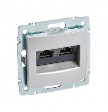 Valena Алюминий RJ45 STP 10 GIGA 2в  770273  Legrand