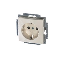 ABB Basic 55 Сл. кость Розетка с/з с защитными шторками  2013-0-5279   2CKA002013A5279  ABB