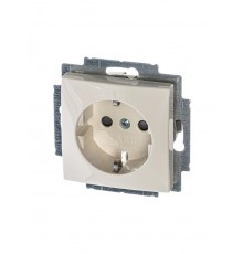 ABB Basic 55 Сл. кость Розетка с/з с защитными шторками  2013-0-5279   2CKA002013A5279  ABB