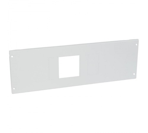 Металлическая лицевая панель XL3 800/4000 - для 1 DPX 250 с УЗО или без него - гориз. монтаж - в. 200 мм - 24 модуля  020924  Legrand