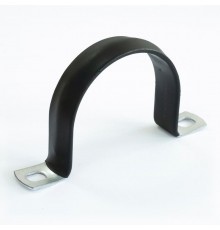 Скоба металлическая двухлапковая с полимерным покрытием СМД-П d48-50 мм (50 шт/уп)  PR08.6021  Промрукав