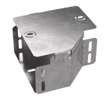 Переходник левый с крышкой Стандарт 150х100х80  PR16.0487  Промрукав