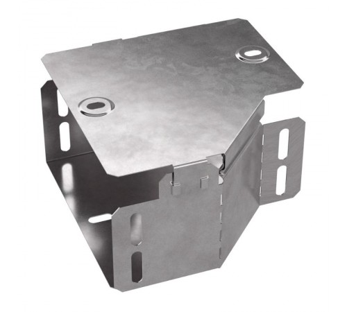 Переходник левый с крышкой Стандарт 150х100х80  PR16.0487  Промрукав