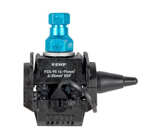 Зажим прокалывающий ответвительный P2X-95 16-95 мм2 / 2,5-35 мм2 инд. упак. EKF PROxima  p-2x-95-r  EKF