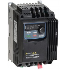 Преобразователь частоты A400 220В, 1Ф 1,5 kW 7,5А серии ONI  A400-21E015IP20F  ONI