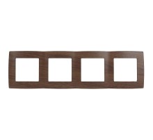 Рамка на 4 поста 12-5004-10  ,  венге  Б0014780  ЭРА