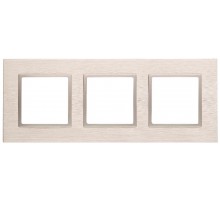 14-5203-04 Рамка на 3 поста, металл, Эра Elegance, шампань+шамп  Б0034554  ЭРА