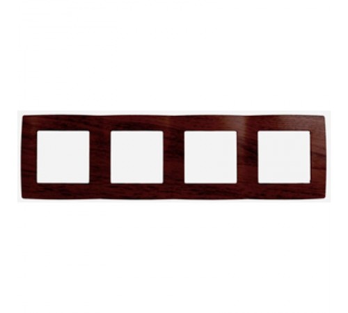 Рамка на 4 поста 12-5004-10  ,  венге  Б0014780  ЭРА