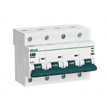 Выключатель автоматический четырехполюсный ВА-201 80А C 10кА  13011DEK  DEKraft