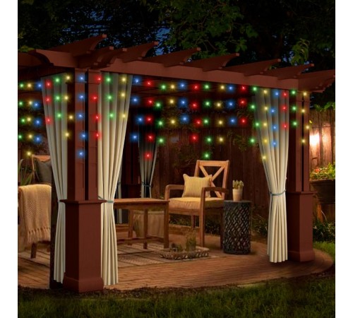 Гирлянда светодиодная  Бахрома 2м*1м мультиколор, ENOB-2M  , 24V, IP44 (80/960)  Б0041906  ЭРА