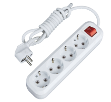 Удлинитель "Эксперт"  4 гнезда 3 метра 16А/3,5кВт с выключателем и заземлением ПВС 3х1 EKF PROxima  UBA16-310-4-03i  EKF