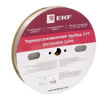 Термоусаживаемая трубка ТУТ 6/3 прозрачная рулон PROxima  tut-6-tr  EKF
