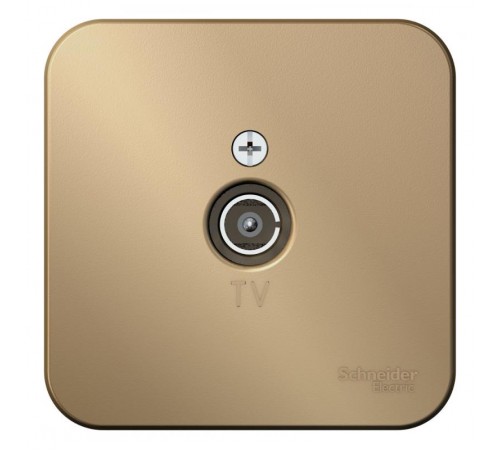 Blanca Титан О/У с изолирующей пластиной Титан Розетка TV  BLNTA000014  SE