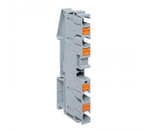 Клеммная колодка пружинная 6 Push-in 4 вывода серая PIT-6-4  EKF